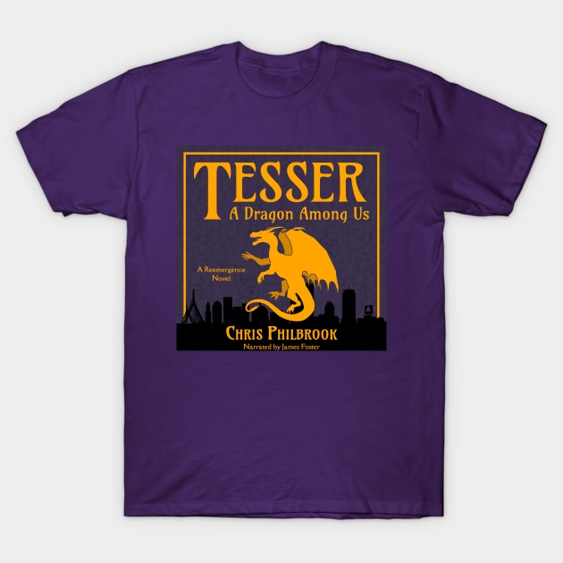 Tesser: A Dragon Among Us T-Shirt by chrisphilbrook